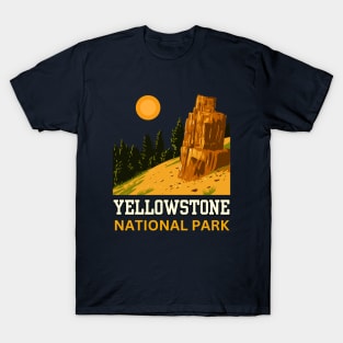 Yellowstone National Park Hiking Adventure Nature Explore T-Shirt